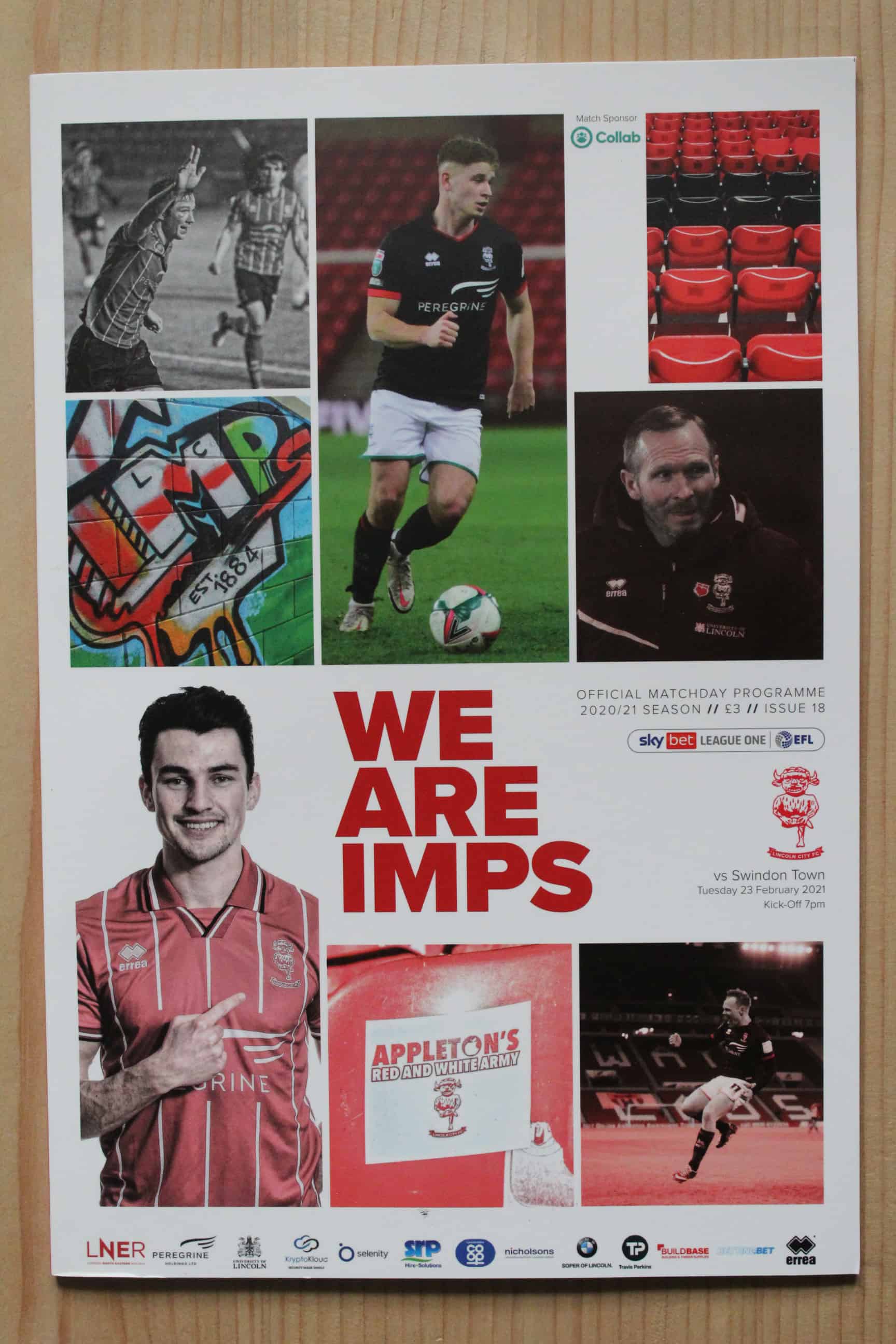 Lincoln City FC v Swindon Town FC